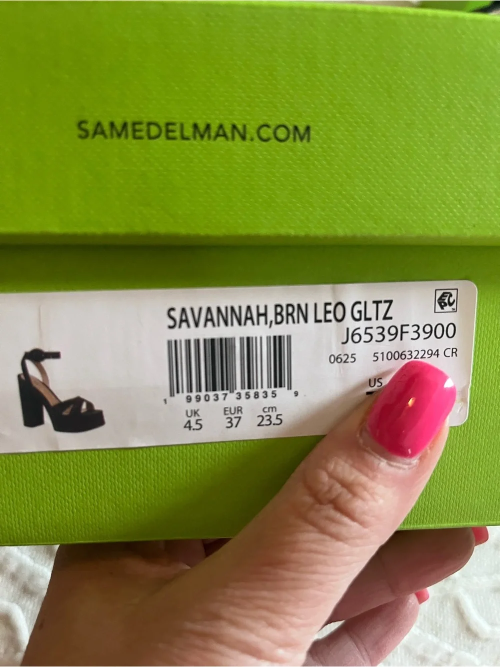 Sam Edelman nib chunky